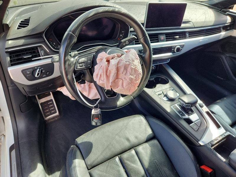 2018 Audi A5 VIN WAUTNAF58JA003437 COPART salvage auction — FRONT END, FL - CERT OF TITLE SLVG REBUILDABLE, sold $525 on 2026-07-22 (photo 8)