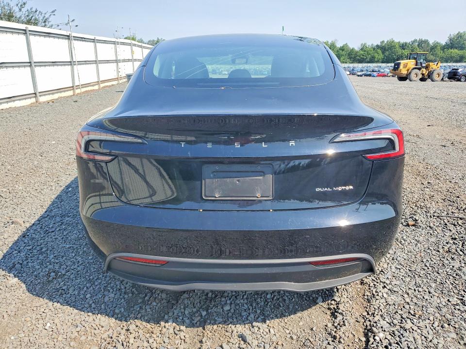 2024 Tesla Model 3 VIN 5YJ3E1EB8RF836779 COPART salvage auction — ROOF, Nj - Cert Of Title-Salvage, sold $15,475 on 2026-09-02 (photo 6)