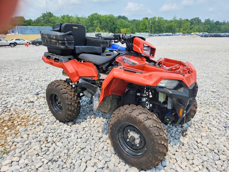 2025 Polaris Sportsman VIN 4XASEA50XSA001704 COPART salvage auction — SIDE, Oh - Cert Of Title-Salvage, sold $1,300 on 2026-08-20 (photo 1)