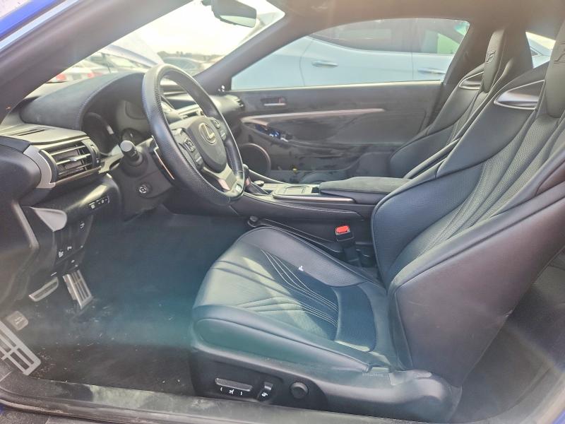 2017 Lexus Rc-f VIN JTHHP5BC4H5006190 COPART salvage auction — FRONT END, Tx - Salvage Vehicle Title, sold $8,600 on 2026-07-23 (photo 7)