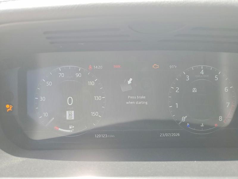 2020 Land rover RANGE ROVER VIN SALGS2RU7LA581174 COPART salvage auction — MECHANICAL, Fl - Certificate Of Title, sold $275 on 2026-07-28 (photo 9)