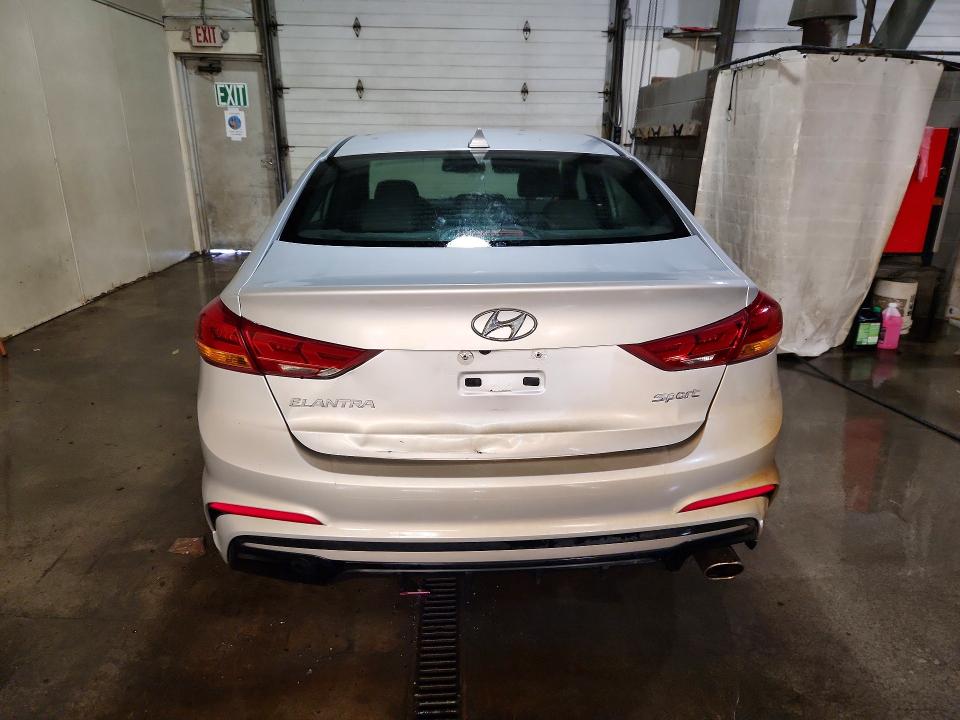 2018 Hyundai Elantra VIN KMHD04LB9JU522251 COPART salvage auction — FRONT END, AK - CERTIFICATE OF VEHICLE TITLE, sold $25 on 2026-07-28 (photo 6)