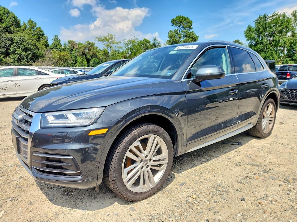 2018 Audi Q5 VIN WA1BNAFY9J2243111 COPART salvage auction — WATER/FLOOD, Va - Cert Of Title-Salvage Water, sold $125 on 2026-07-21 (photo 1)