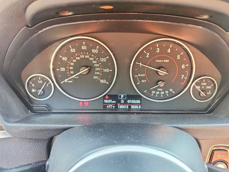 2016 BMW 3er VIN WBA8E3G53GNT76399 COPART salvage auction — FRONT END, Ny - Mv-907A Salvage Certificate, sold $1,350 on 2026-08-06 (photo 9)