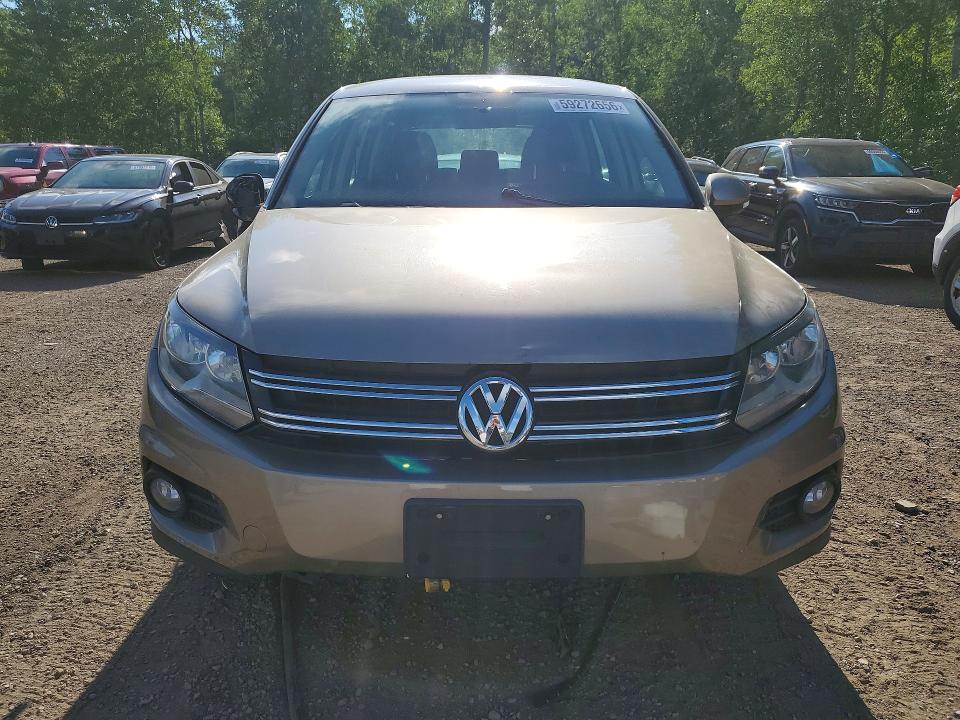 2015 Volkswagen Tiguan VIN WVGJV7AXXFW006464 COPART salvage auction — UNDERCARRIAGE, ON - PERMIT SALVAGE, sold $300 on 2026-07-16 (photo 5)