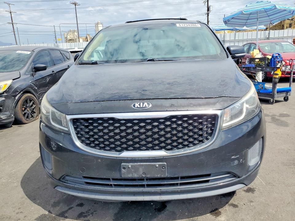 2016 Kia SEDONA VIN KNDMB5C18G6182258 COPART salvage auction — FRONT END, Ca - Dis/Dlr/Exp Only Clean Title, sold $725 on 2026-07-27 (photo 5)