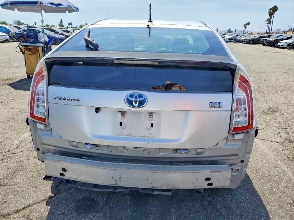 2014 Toyota Prius VIN JTDKN3DU8E1775754 COPART salvage auction — REAR END, Ca - Cert Of Title-Salvaged, sold $1,150 on 2026-07-31 (photo 6)