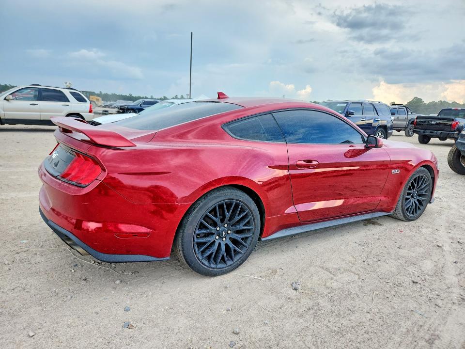 2020 Ford Mustang VIN 1FA6P8CF3L5168779 COPART salvage auction — WATER/FLOOD, La - Certificate Of Destruction, sold $7,700 on 2026-07-10 (photo 3)