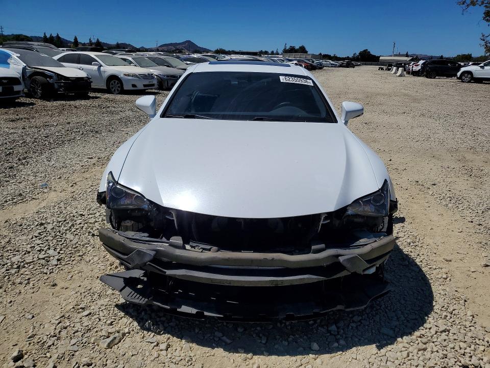 2015 Lexus Rc VIN JTHHE5BC9F5010223 COPART salvage auction — FRONT END, Ca - Salvage Certificate, sold $8,800 on 2026-08-27 (photo 5)