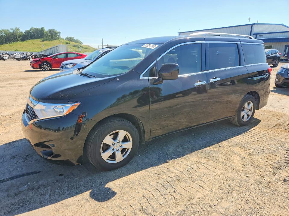 2017 Nissan Quest VIN JN8AE2KP0H9169569 COPART salvage auction — FRONT END, WI - JUNKED VEHICLE BILL OF SALE, sold $325 on 2026-07-21 (photo 1)