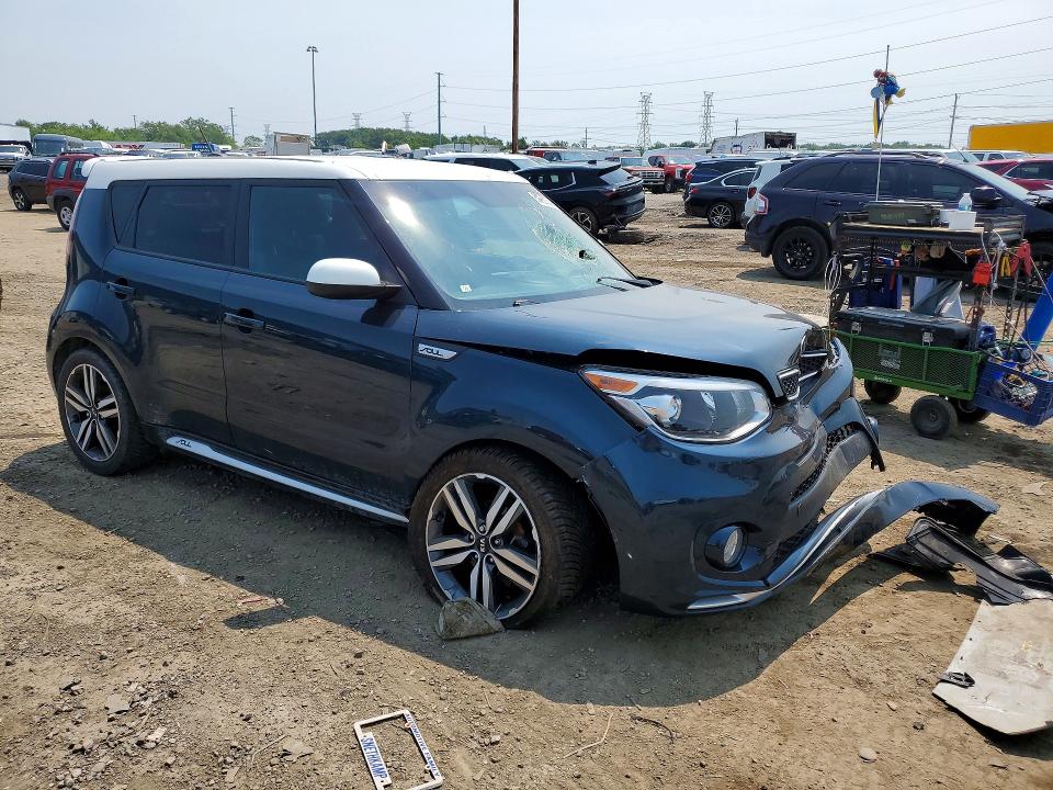 2018 Kia Soul VIN KNDJP3A55J7585436 COPART salvage auction — FRONT END, Mi - Certificate Of Title, sold $675 on 2026-07-24 (photo 4)