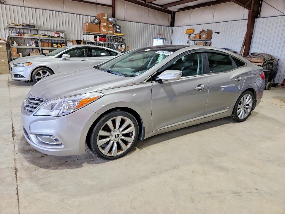 2013 Hyundai Azera VIN KMHFH4JG6DA327651 COPART salvage auction — FRONT END, PA - CERT OF TITLE, sold $375 on 2026-07-31 (photo 1)