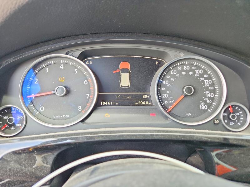 2012 Volkswagen Touareg VIN WVGEF9BP3CD009478 COPART salvage auction — FRONT END, Mt - Certificate Of Title, sold $750 on 2026-07-29 (photo 9)