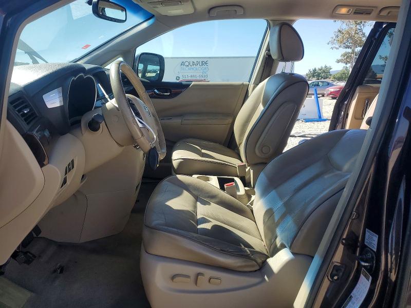 2011 Nissan Quest VIN JN8AE2KP7B9002200 COPART salvage auction — REAR END, Ca - Salvage Certificate, sold $60 on 2026-07-28 (photo 7)