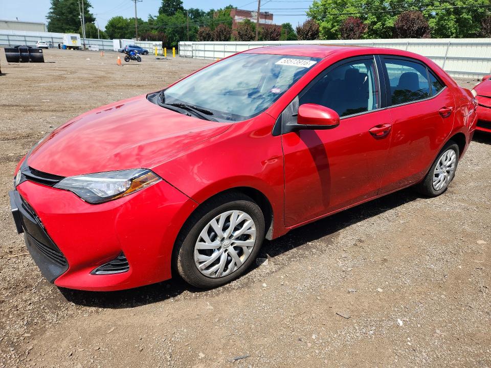 2017 Toyota Corolla VIN 5YFBURHE2HP637717 COPART salvage auction — REAR END, Ct - Cert Of Title-Salvage, sold $2,200 on 2026-07-14 (photo 1)