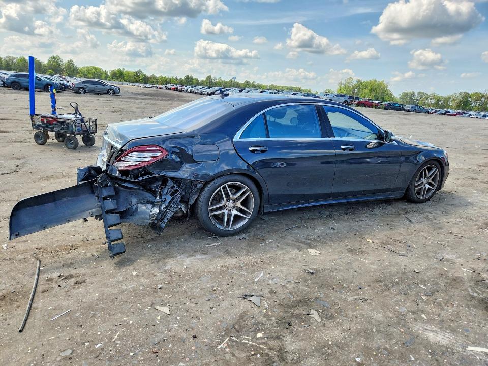 2015 Mercedes-benz S-klasse VIN WDDUG8FB4FA176241 COPART salvage auction — REAR END, Va - Cert Of Title - Salvage, sold $7,000 on 2026-07-29 (photo 3)