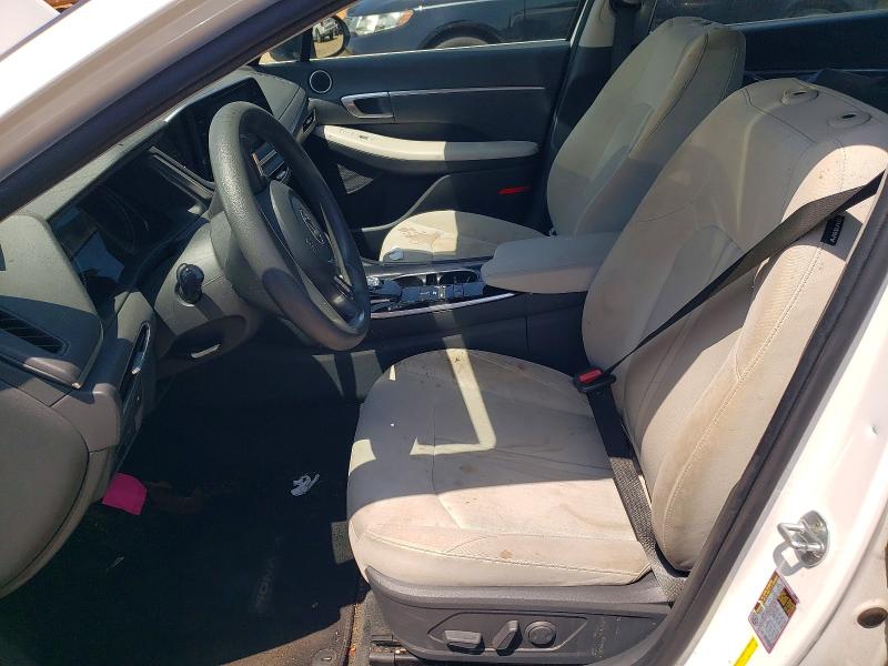 2022 Hyundai Sonata VIN KMHL64JAXNA210659 COPART salvage auction — FRONT END, Va - Cert Of Title - Salvage, sold $4,900 on 2026-07-31 (photo 7)