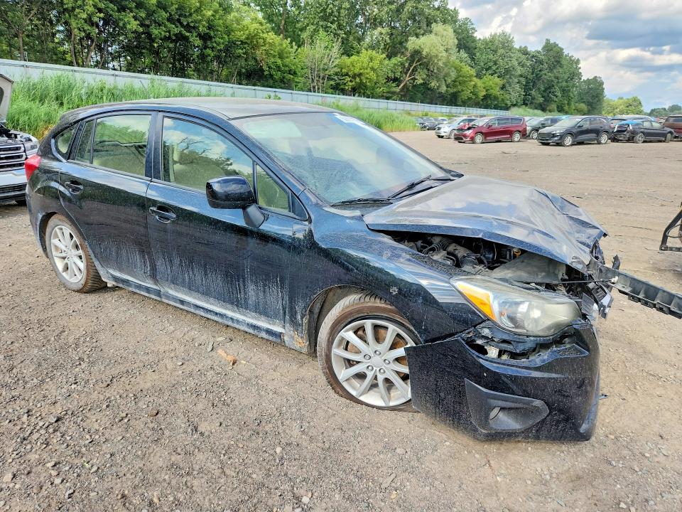 2014 Subaru Impreza VIN JF1GPAC6XE8316701 COPART salvage auction — FRONT END, MI - CERTIFICATE OF TITLE, sold $475 on 2026-07-22 (photo 4)