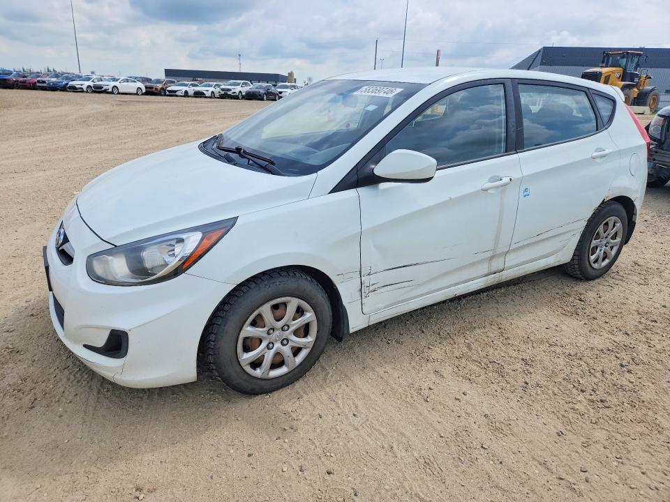 2012 Hyundai Accent VIN KMHCT5AE1CU014624 COPART salvage auction — SIDE, Ab - Bos - Salvage, sold $825 on 2026-07-16 (photo 1)
