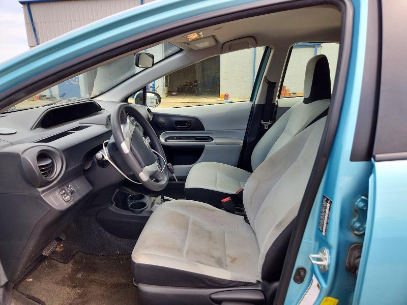 2013 Toyota Prius c VIN JTDKDTB35D1031718 COPART salvage auction — WATER/FLOOD, NJ - CERT OF TITLE-SALVAGE FLOOD (P), sold $625 on 2026-07-22 (photo 7)