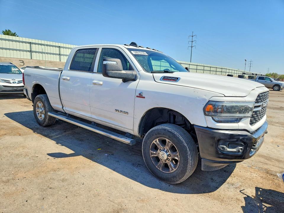 2023 Ram 2500 VIN 3C6UR5DLXPG637001 COPART salvage auction — SIDE, Oh - Cert Of Title-Salvage, sold $11,800 on 2026-07-09 (photo 4)