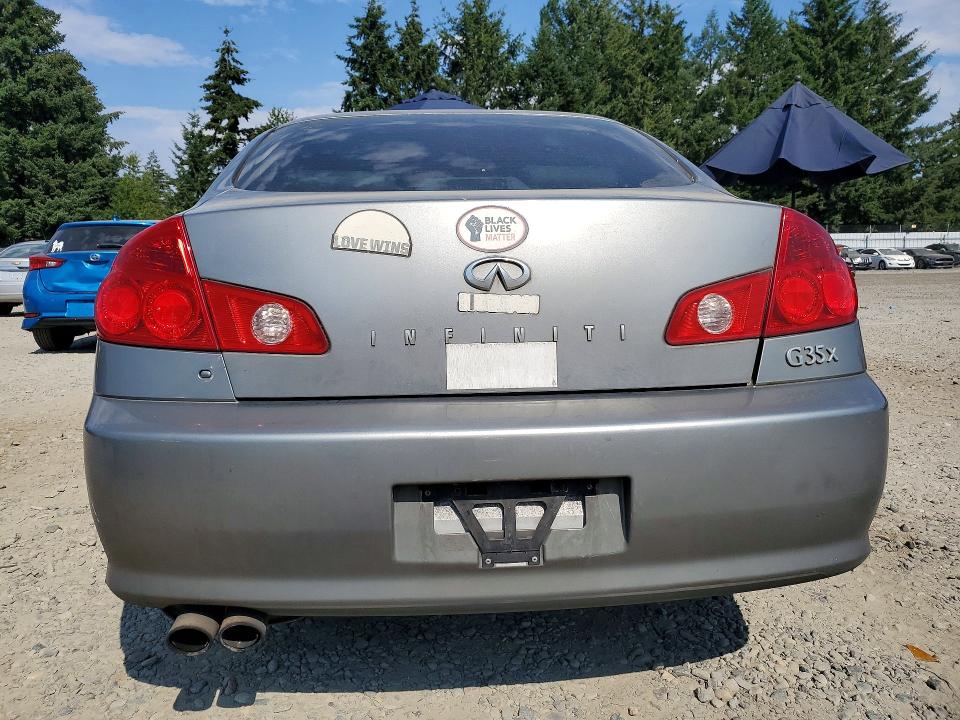 2006 Infiniti G35 VIN JNKCV51F36M604687 COPART salvage auction — SIDE, Wa - Bill Of Sale, sold $350 on 2026-07-31 (photo 6)