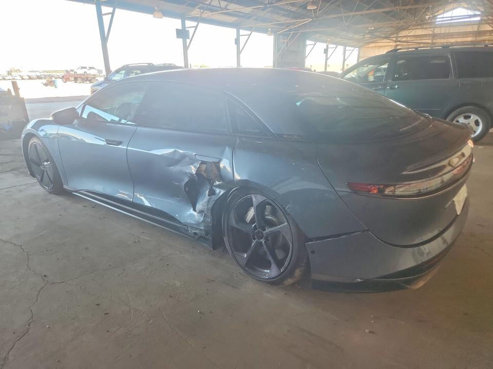 2025 Lucid Air VIN 50EA1GBA5SA008247 COPART salvage auction — FRONT END, Az - Cert Of Title - Salvage, sold $15,700 on 2026-09-14 (photo 2)