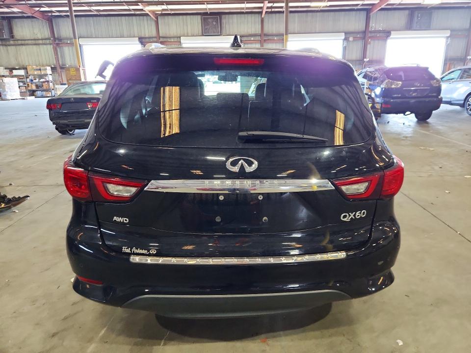 2019 Infiniti Qx60 VIN 5N1DL0MM2KC562436 COPART salvage auction — FRONT END, Sc - Cert Of Title-Salvage, sold $1,600 on 2026-07-29 (photo 6)