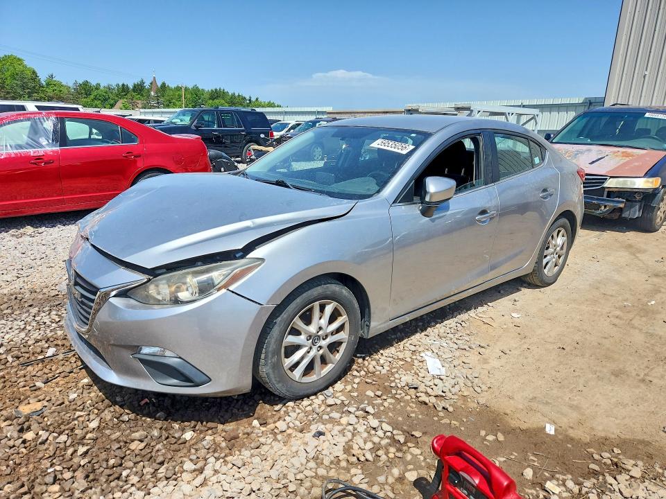2014 Mazda 3 VIN JM1BM1V78E1179494 COPART salvage auction — FRONT END, Wi - Junked Vehicle Bill Of Sale, sold $700 on 2026-07-20 (photo 1)