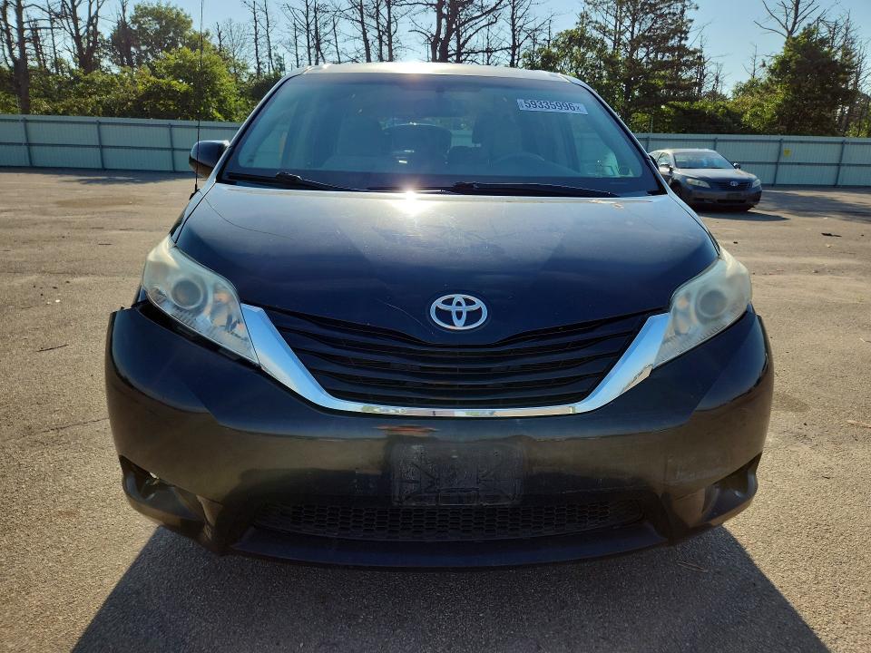 2012 Toyota Sienna VIN 5TDKK3DC0CS245665 COPART salvage auction — REAR END, Ny - Mv-907A Salvage Certificate, sold $3,500 on 2026-07-27 (photo 5)