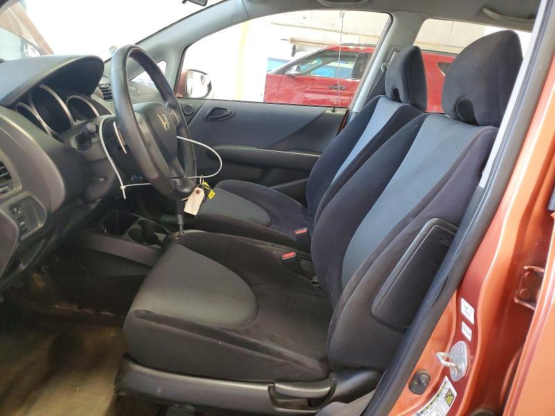 2007 Honda Fit VIN JHMGD38637S021760 COPART salvage auction — FRONT END, NY - MV-907A SALVAGE CERTIFICATE, sold $125 on 2026-07-13 (photo 7)