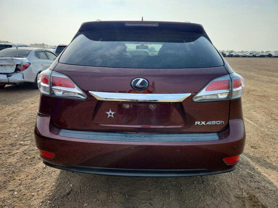 2015 Lexus Rx 450h VIN 2T2BC1BA2FC008008 COPART salvage auction — WATER/FLOOD, Il - Salvage Cert-Flood, sold $7,000 on 2026-08-25 (photo 6)