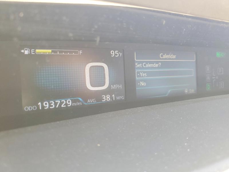 2016 Toyota Prius VIN JTDKBRFU3G3011701 COPART salvage auction — MINOR DENT/SCRATCHES, CA - DIS/DLR/EXP ONLY CLEAN TITLE, sold $3,650 on 2026-07-10 (photo 9)