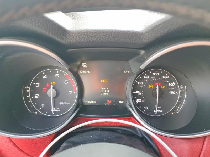 2021 Alfa romeo Stelvio VIN ZASPAJAN3M7C98625 COPART salvage auction — FRONT END, FL - CERTIFICATE OF TITLE, sold $2,600 on 2026-07-30 (photo 9)