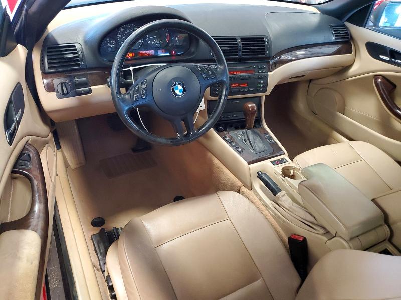 2002 BMW 3 series VIN WBABS334X2PG86853 COPART salvage auction — FRONT END, MN - CERT OF TITLE-PRIOR SALVAGE, sold $2,200 on 2026-08-06 (photo 8)