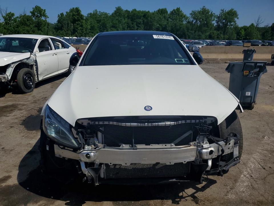2017 Mercedes-benz C-klasse amg VIN 55SWF6EB5HU230179 COPART salvage auction — FRONT END, Ny - Mv-907A Salvage Certificate, sold $7,500 on 2026-07-07 (photo 5)