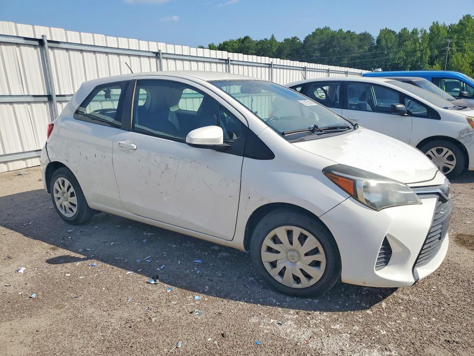 2015 Toyota Yaris VIN VNKJTUD3XFA021987 COPART salvage auction — REAR END, Va - Certificate Of Title, sold $1,250 on 2026-07-16 (photo 4)