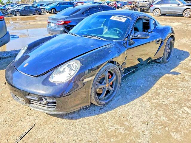 2006 Porsche Cayman VIN WP0AB29886U781712 COPART salvage auction — SIDE, Ca - Dis/Dlr/Exp Clean W/Salv Hist, sold $8,500 on 2026-07-17 (photo 1)
