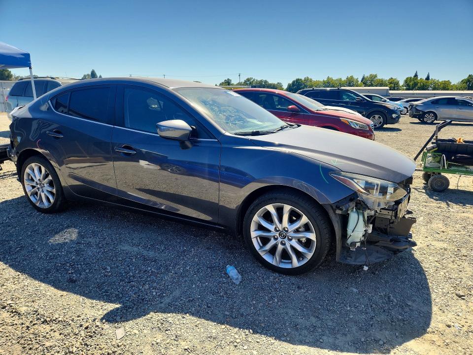 2016 Mazda 3 VIN JM1BM1W3XG1298582 COPART salvage auction — REAR END, Ca - Salvage Certificate, sold $2,050 on 2026-07-16 (photo 4)