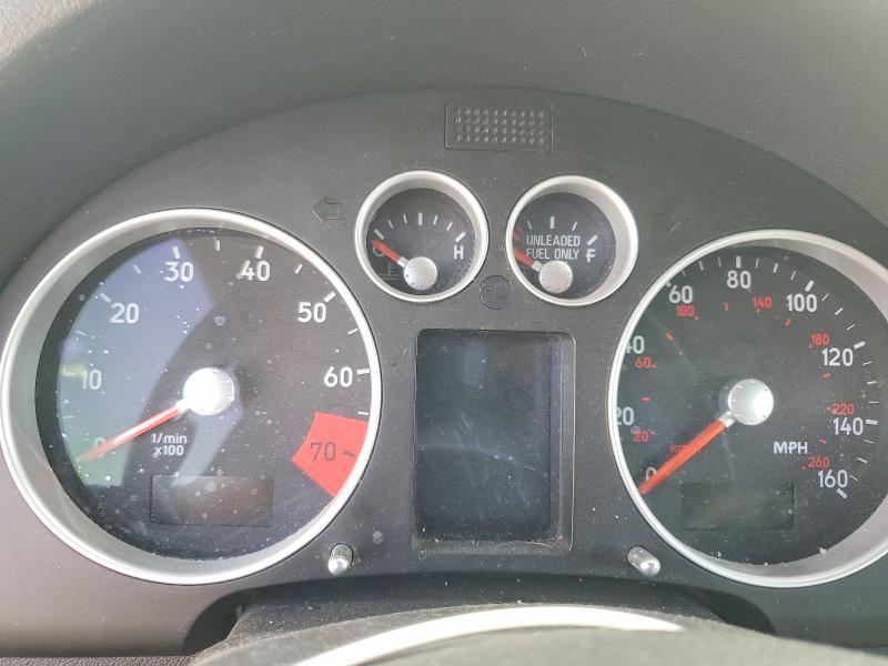 2002 Audi Tt quattro VIN TRUWT28N521029557 COPART salvage auction — FRONT END, Ut - Certificate Of Title, sold $300 on 2026-07-28 (photo 9)