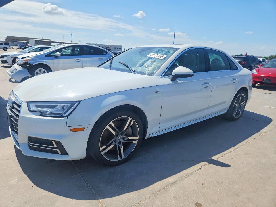 2017 Audi A4 VIN WAUENAF44HN025213 COPART salvage auction — NORMAL WEAR, Tx - Certificate Of Title, sold $3,600 on 2026-07-21 (photo 1)