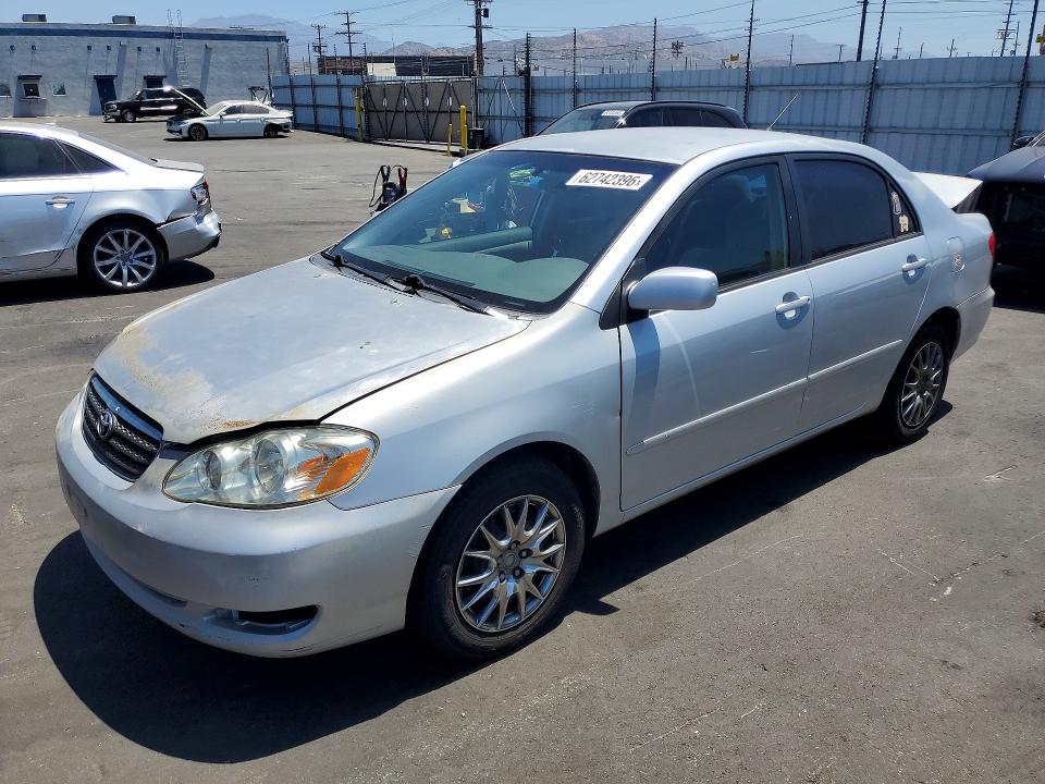 2006 Toyota Corolla VIN JTDBR32E460090156 COPART salvage auction — VANDALISM, Ca - Cert Of Title-Salvaged, sold $775 on 2026-07-29 (photo 1)