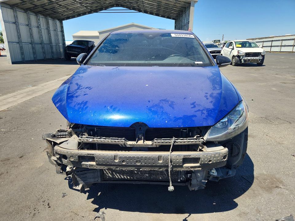2019 Volkswagen Golf r VIN WVWWA7AU3KW160083 COPART salvage auction — FRONT END, Ca - Salvage Certificate, sold $6,500 on 2026-08-10 (photo 5)