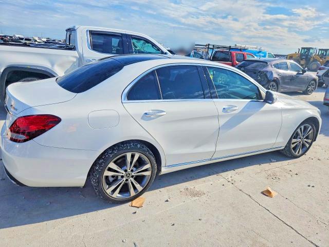 2018 Mercedes-benz C class VIN WDDWF4KB2JR409201 COPART salvage auction — SIDE, TX - SALVAGE VEHICLE TITLE (P), sold $6,800 on 2026-07-17 (photo 3)