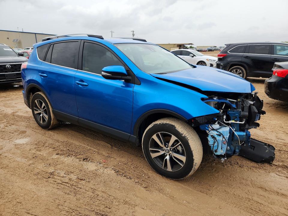 2017 Toyota Rav4 VIN JTMWFREV6HJ147964 COPART salvage auction — FRONT END, TX - SALVAGE VEHICLE TITLE (P), sold $5,300 on 2026-07-23 (photo 4)