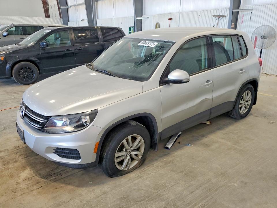 2012 Volkswagen Tiguan VIN WVGBV7AXXCW542699 COPART salvage auction — MECHANICAL, Ne - Certificate Of Title, sold $225 on 2026-07-28 (photo 1)