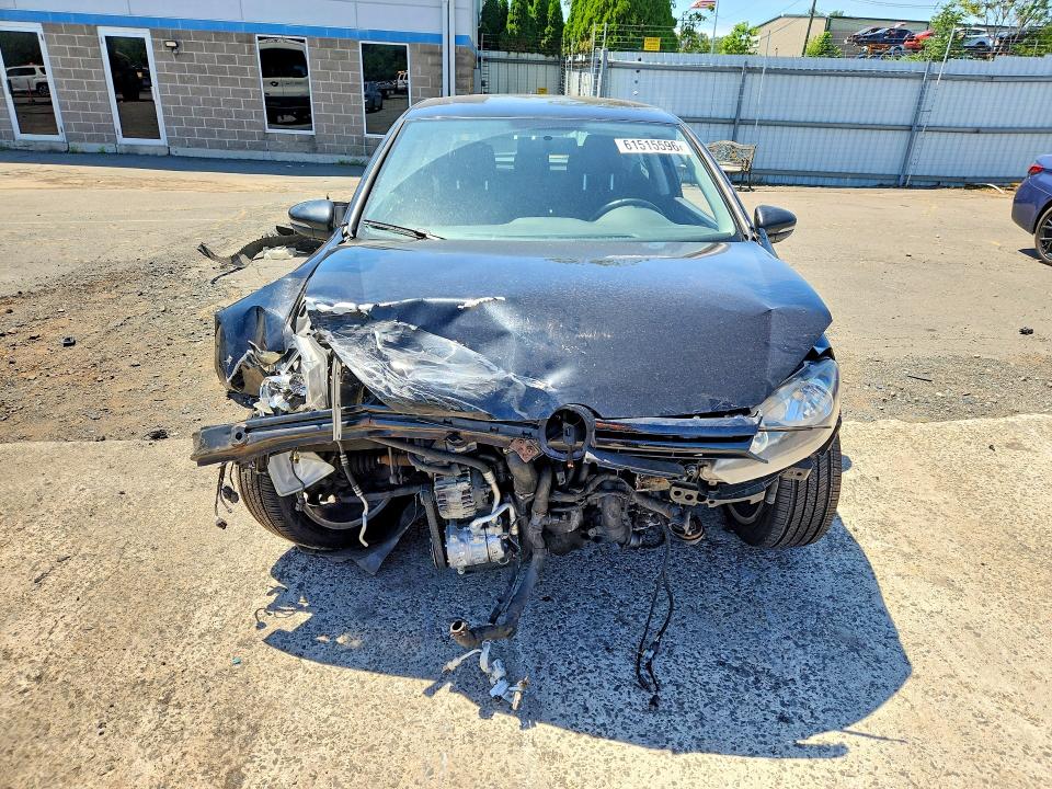 2012 Volkswagen Golf VIN WVWMM7AJ6CW037996 COPART salvage auction — FRONT END, CT - CERT OF TITLE-SALVAGE, sold $500 on 2026-07-31 (photo 5)