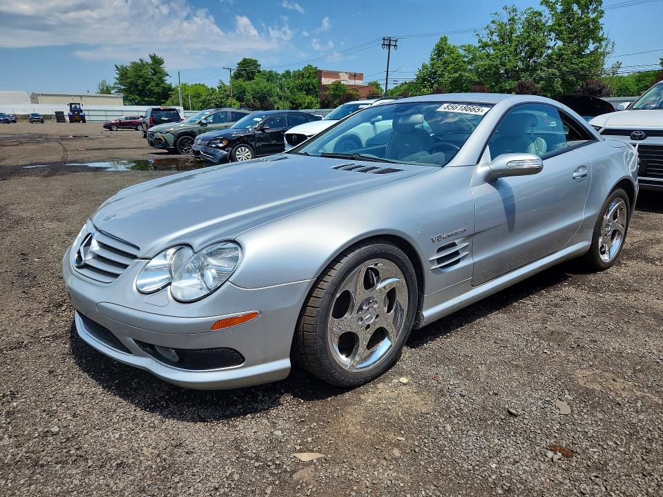 2005 Mercedes-benz Sl-class VIN WDBSK74F45F092839 COPART salvage auction — UNDERCARRIAGE, CT - CERT OF TITLE-SALVAGE, sold $650 on 2026-07-10 (photo 1)