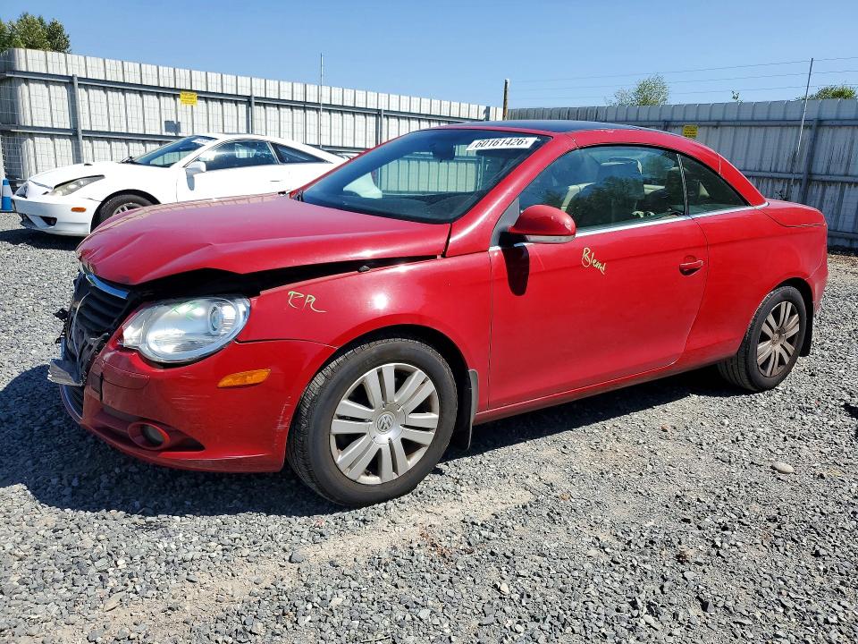 2007 Volkswagen Eos VIN WVWBA71F47V048616 COPART salvage auction — FRONT END, WA - BILL OF SALE, sold $300 on 2026-07-27 (photo 1)