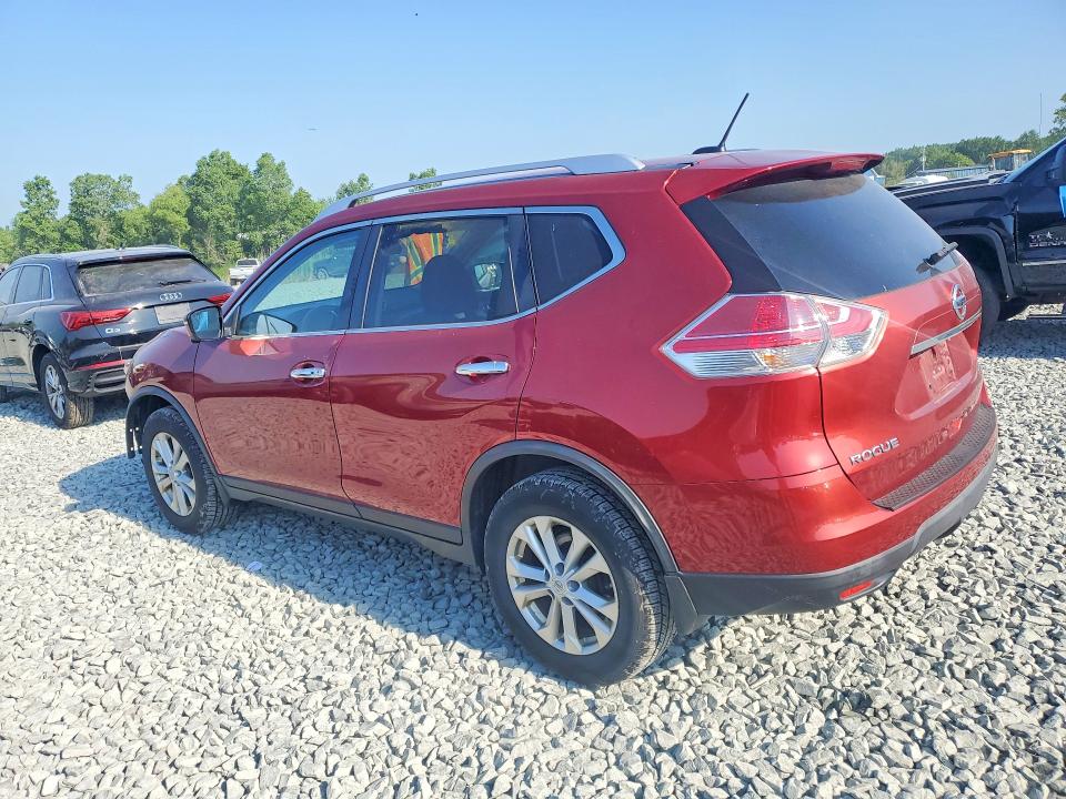 2016 Nissan Rogue VIN KNMAT2MV1GP648185 COPART salvage auction — FRONT END, Oh - Cert Of Title-Salvage, sold $1,350 on 2026-07-13 (photo 2)